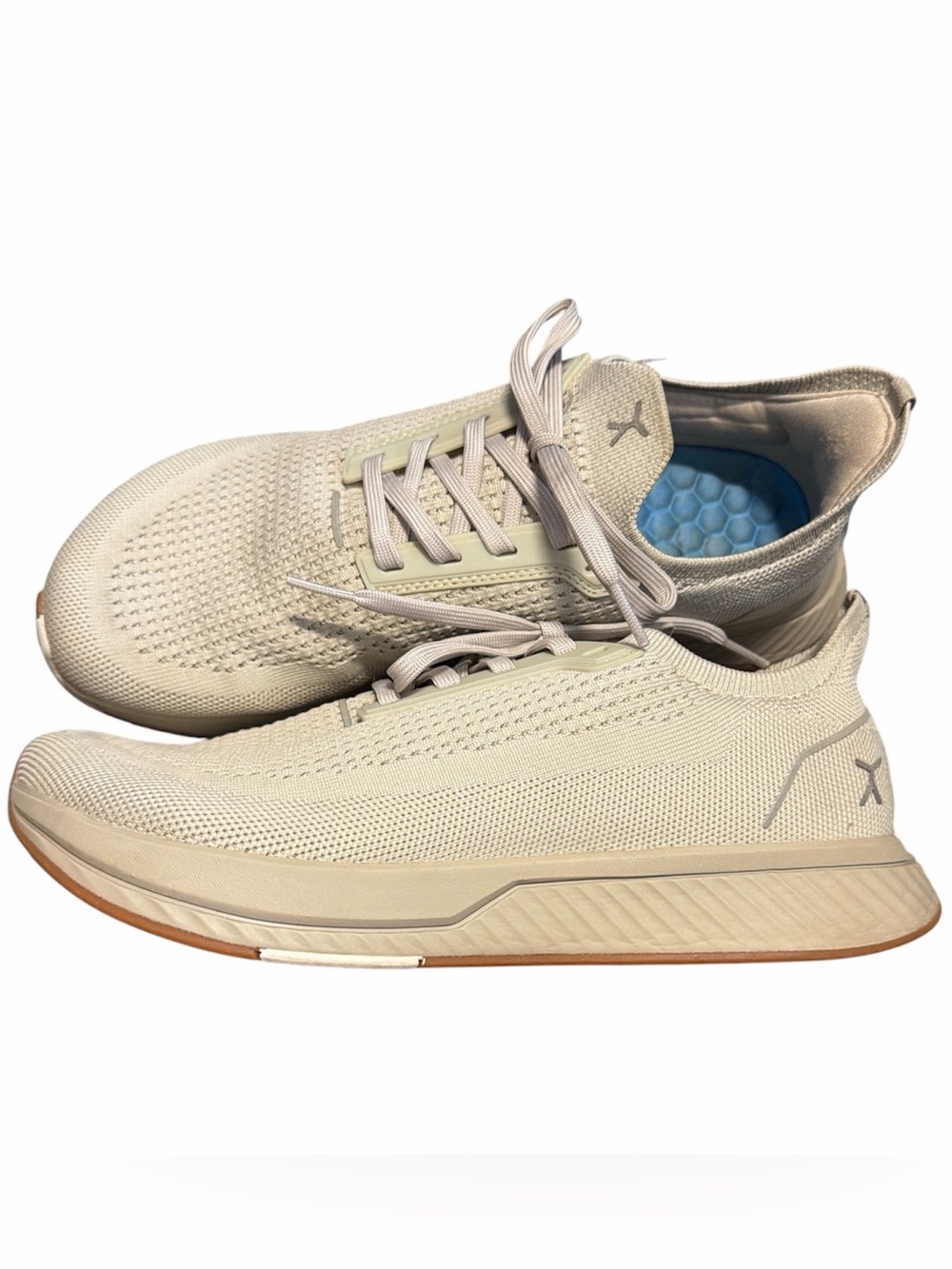 Flux Adapt Runner Sand Tan Running Sneakers Wide Toe Box Mens 8.5 Womens 10